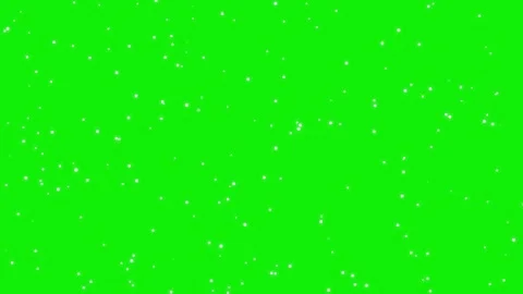 Stars Falling on Green Screen Chroma Key Background Video stock 337045704