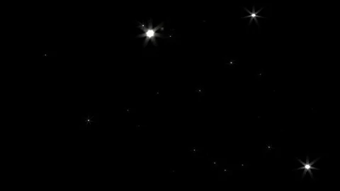 Stars falling like Snowflakes. Stock Footage 71354195
