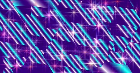 Stars on floating rectangles Stock Footage 141249917