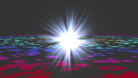 Stars floating in space. Video stock 115901011