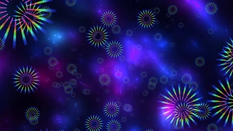 Stars floating in space. Video stock 115908747