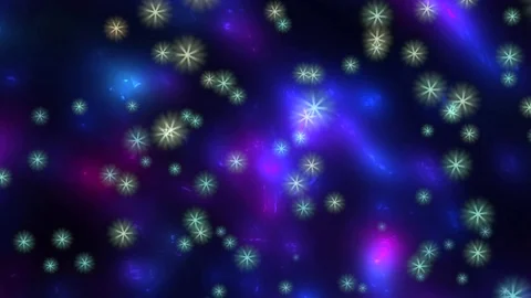 Stars floating in space. Video stock 115908763