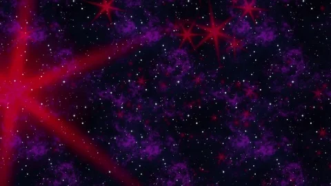 Stars floating in space. Video stock 115910140