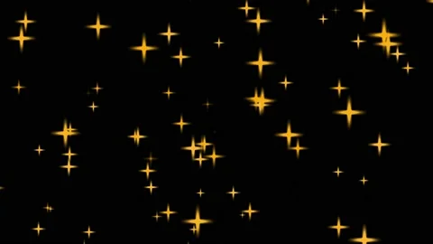 Stars fly in the dark background Stock Footage 168576206