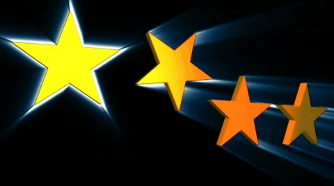 Stars fly from right to left side Stock Footage 548731