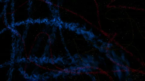 Stars fly through Stock Footage 77380