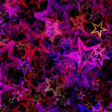 Stars galore Illustrazione stock