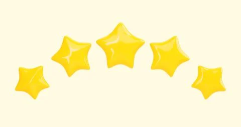 Stars game score elements. Ui, ux or gui rate assets with gold texture for app Stock Illustration