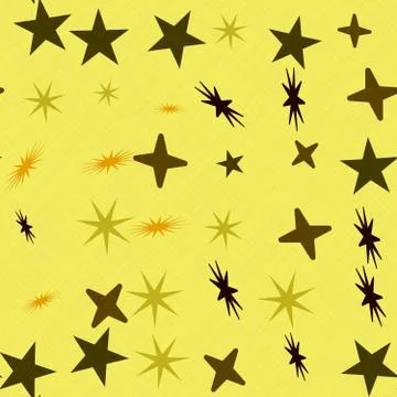 Stars generated seamless texture Stock Illustration