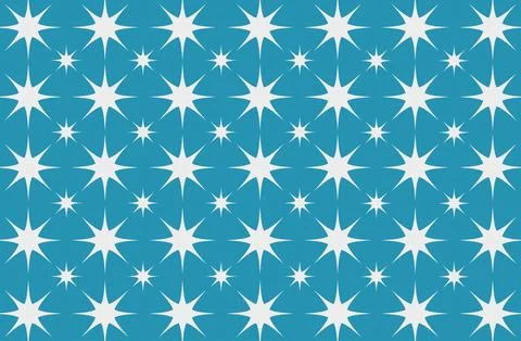 Stars Geometry Seamless Pattern Vector Design Illustrazione stock