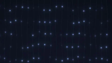 Stars glow on dark background with subtle movement and Stock Footage 338231201
