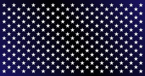 Stars on the gradient blue and dark background Stock Illustration