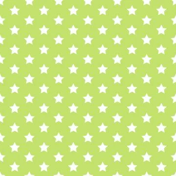 Stars on green background, seamless pattern, texture Illustrazione stock