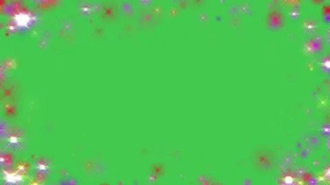 Stars Green Screen Sparkle Motion Видео 344764079