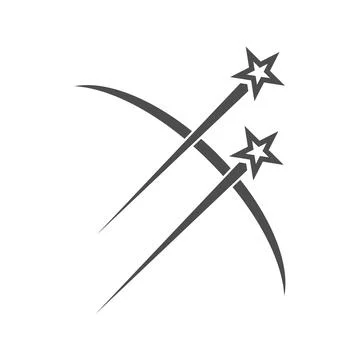 Stars Icon Logo Template Stock Illustration