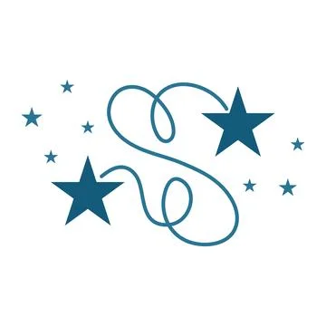 Stars Icon Logo Template Stock Illustration