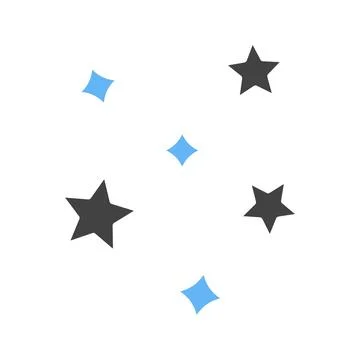 Stars icon vector image. Illustrazione stock