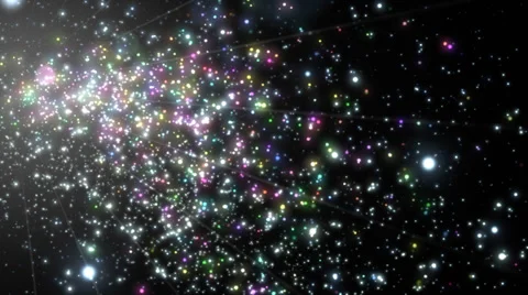 Stars intro background loopable - CG HD Stock Footage 27432630