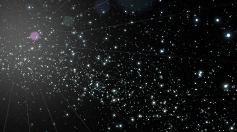 Stars intro background loopable - CG HD Stock Footage 27435093