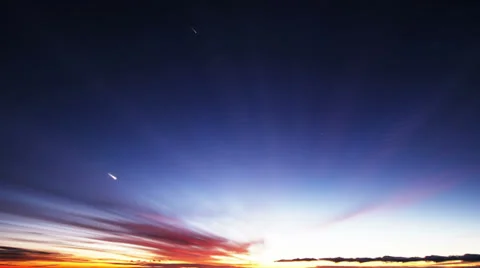 Stars leave traces. Time Lapse. 4K Stock-Footage 34759784