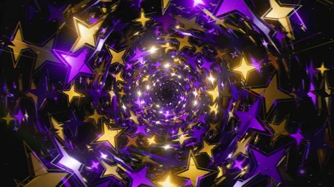 Stars loop color 02 動画素材 263869079
