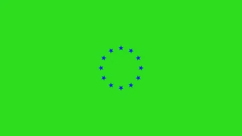 Stars motion graphics elements green screen Stock Footage 264121723