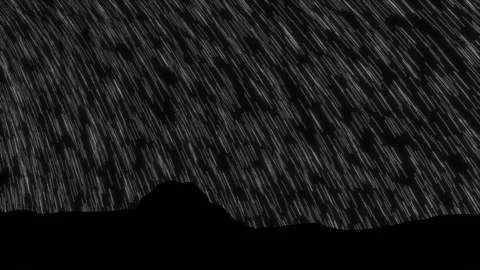 Stars mountains.mp4 Video stock 343872111