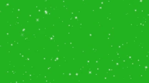 Stars moving backward effect in space on green screen background Stock Footage 296140044
