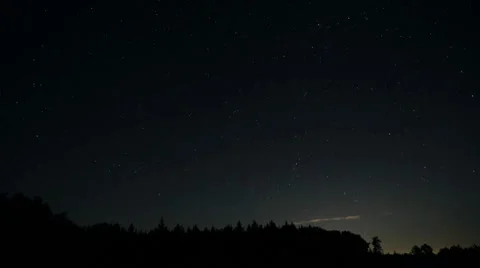 Stars moving time lapse Stock Footage 7340522