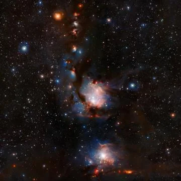 Stars nebula in space ( Elements of this image furnished by NASA) Stock Photos