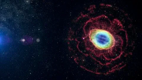 Stars nebula in space. Stock Illustration