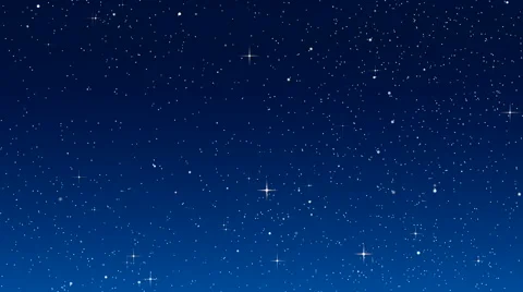 Stars in night sky Stock Footage 45693170