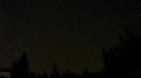 Stars in the night sky Stock Footage 58119829