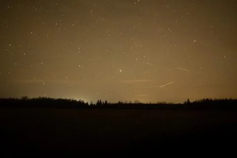 Stars in the Night Sky Stock Photos