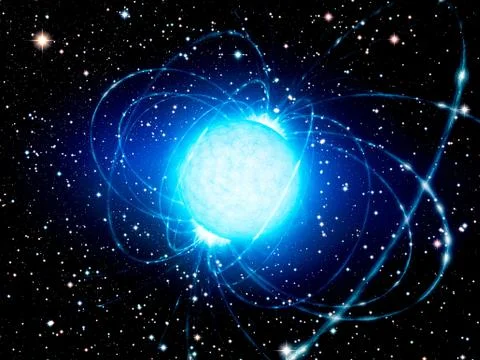 Stars in outer space. Illustrazione stock