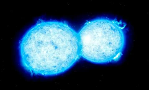 Stars in outer space. Stock Illustration