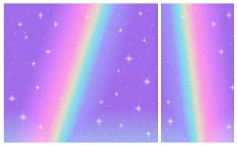 Stars in outer space vector background, cute universe fantasy screen wallpaper Illustrazione stock