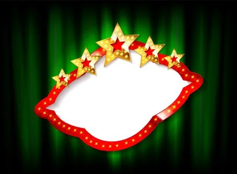 Stars over copyspace. Stock Illustration