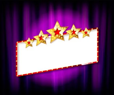 Stars over copyspace. Stock Illustration