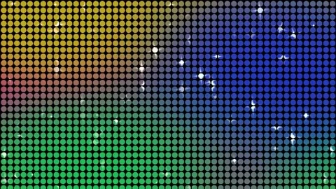 Stars Particles Glittering Glow Bokeh Christmas Abstract Background Video 4K Stock-Footage 283460053