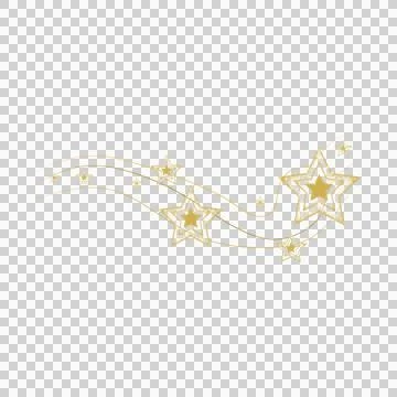 Stars pattern decorative element with lines wave isolated Illustrazione stock