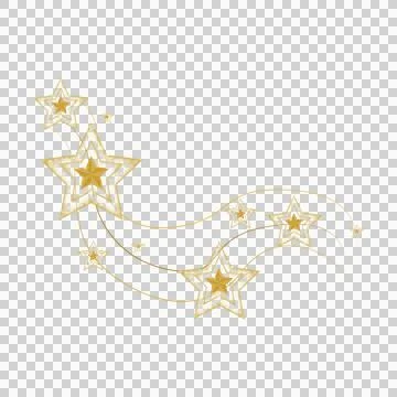 Stars pattern decorative element with lines wave graphic Stock Illustration