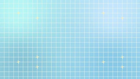 Stars pattern gradient blue pastel beige rotating with grid lines loop abstract Stock Footage 296319222
