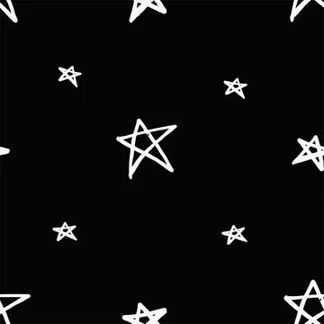 Stars pattern seamless background. multicolored graffiti stars Illustrazione stock
