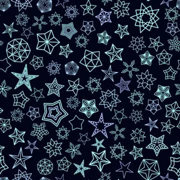 Stars Pattern from silver starry elements 스톡 일러스트