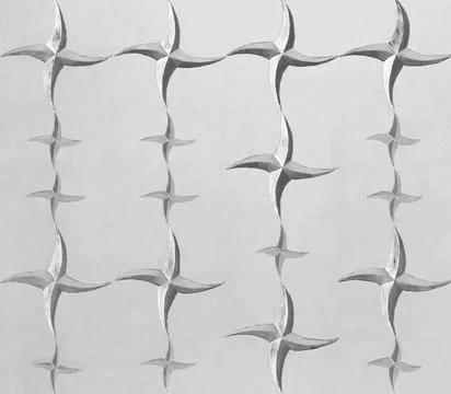 Stars pattern texture mesh illustration. Hand drawn painting in black and white. Stock Illustration