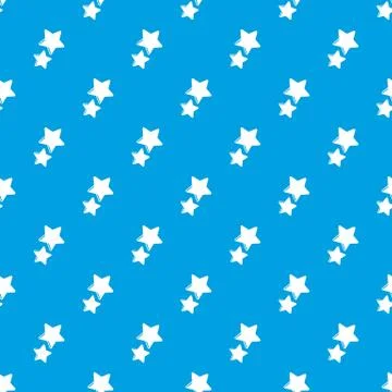 Stars pattern vector seamless blue 스톡 일러스트