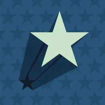 Stars perspective Stock Illustration