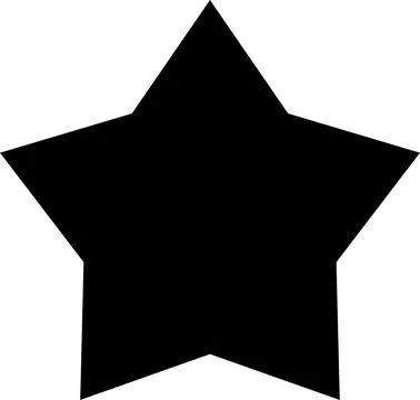 Stars, rays angles vector stars transition from short long rays Stock Illustration