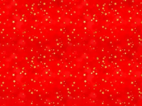 Stars on a red background Illustrazione stock